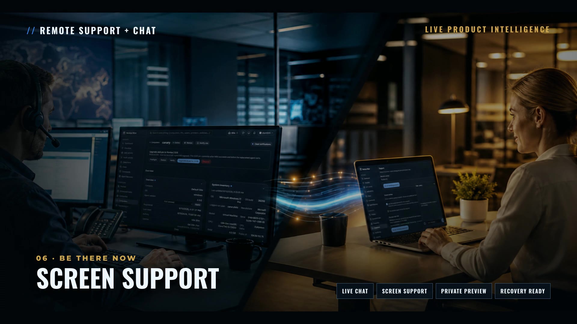 Remote support film still